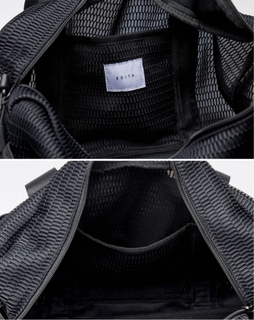 【新品】EDITA. 洗濯機で洗えるWashable gather boston