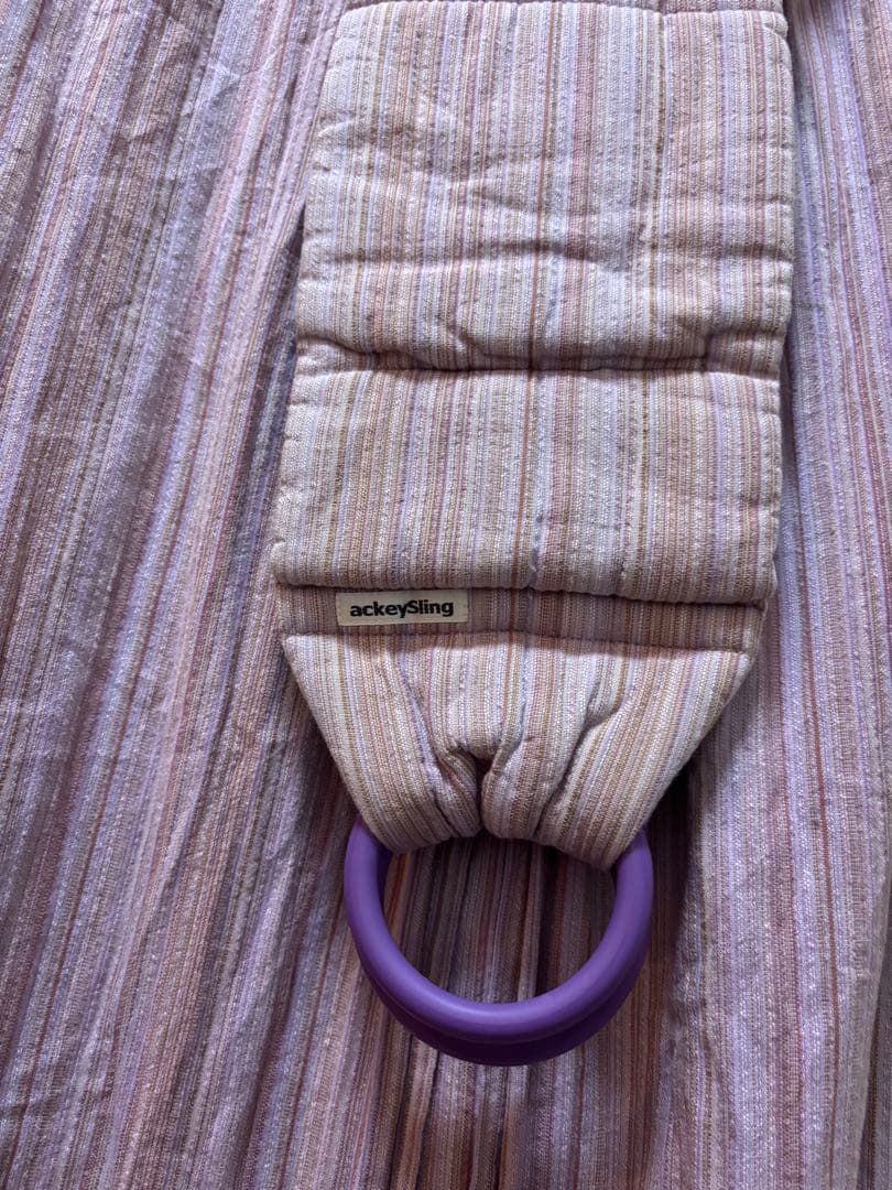 あっきースリング　すみれ色　ackey sling