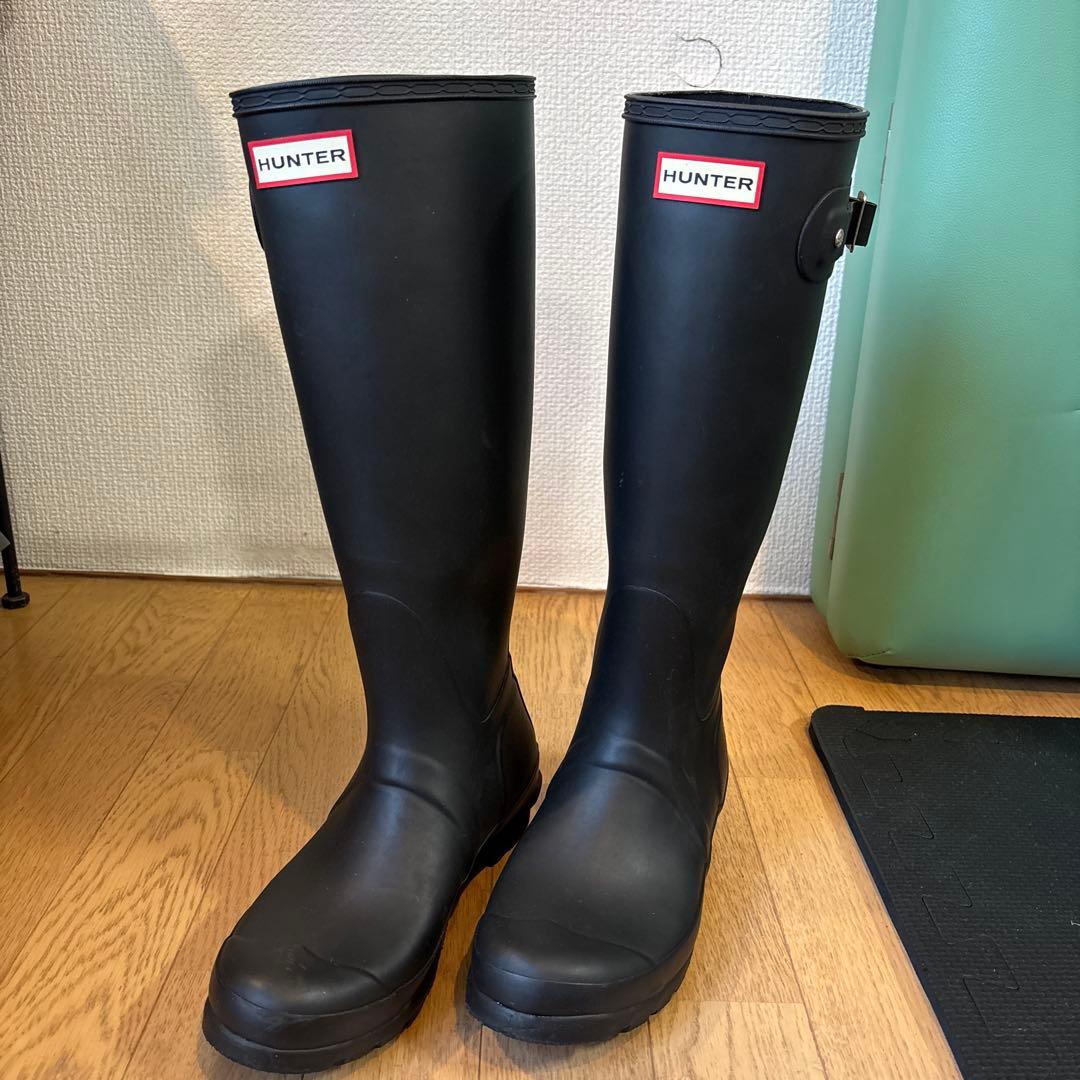 HUNTER ブラック 長靴　24Cm