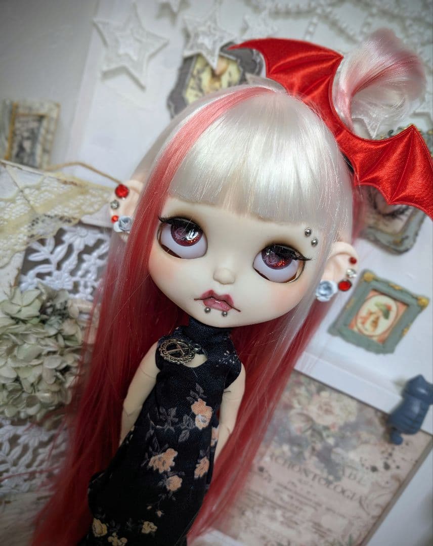 にゃん❁︎アイシードール ホームステイ❁︎bat red❁︎