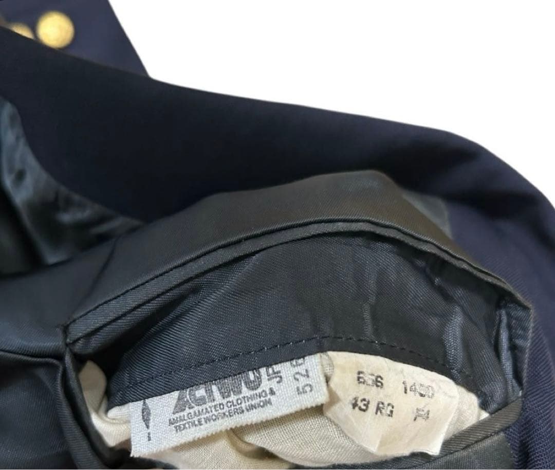 USA製 80s Brooks Brothers 紺ブレ 金ボタン テーラード