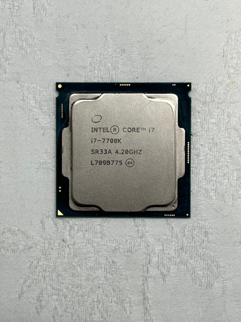 CPU Intel core i7-7700K