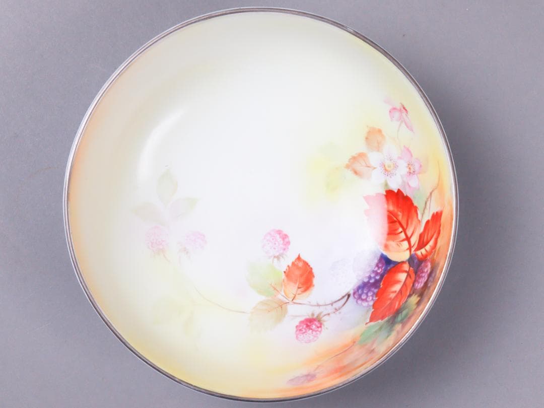 オールドノリタケ ハンドペイント ボウル 18cm 鉢