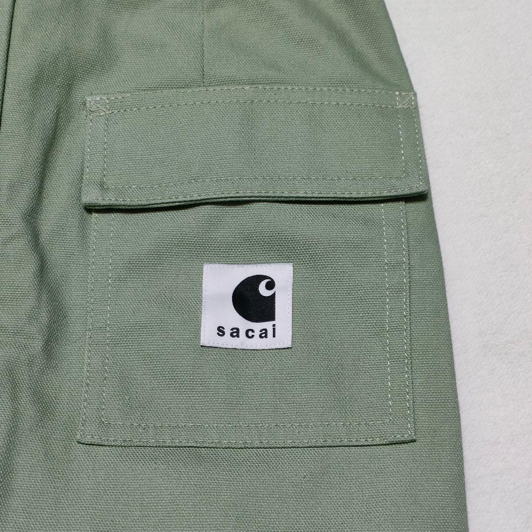 SACAI carhartt　24ss　スカート　カーキ　２