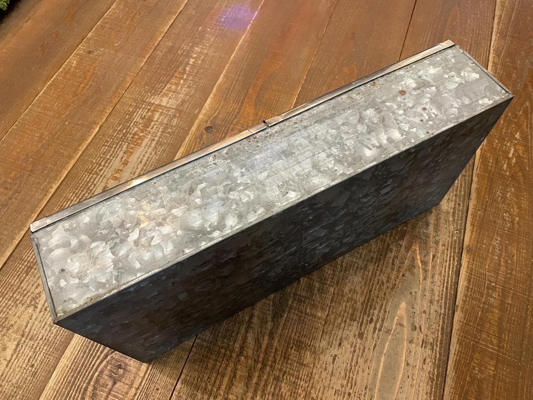 ★sale★古道具 駄菓子屋 ブリキ ケース アンティーク 昭和レトロ