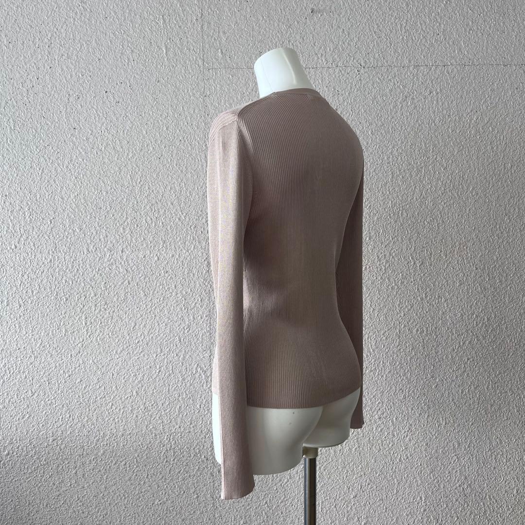 ◆美品◆ANAYI アセテート ポリエステル Ｖネック カーディガン　近年