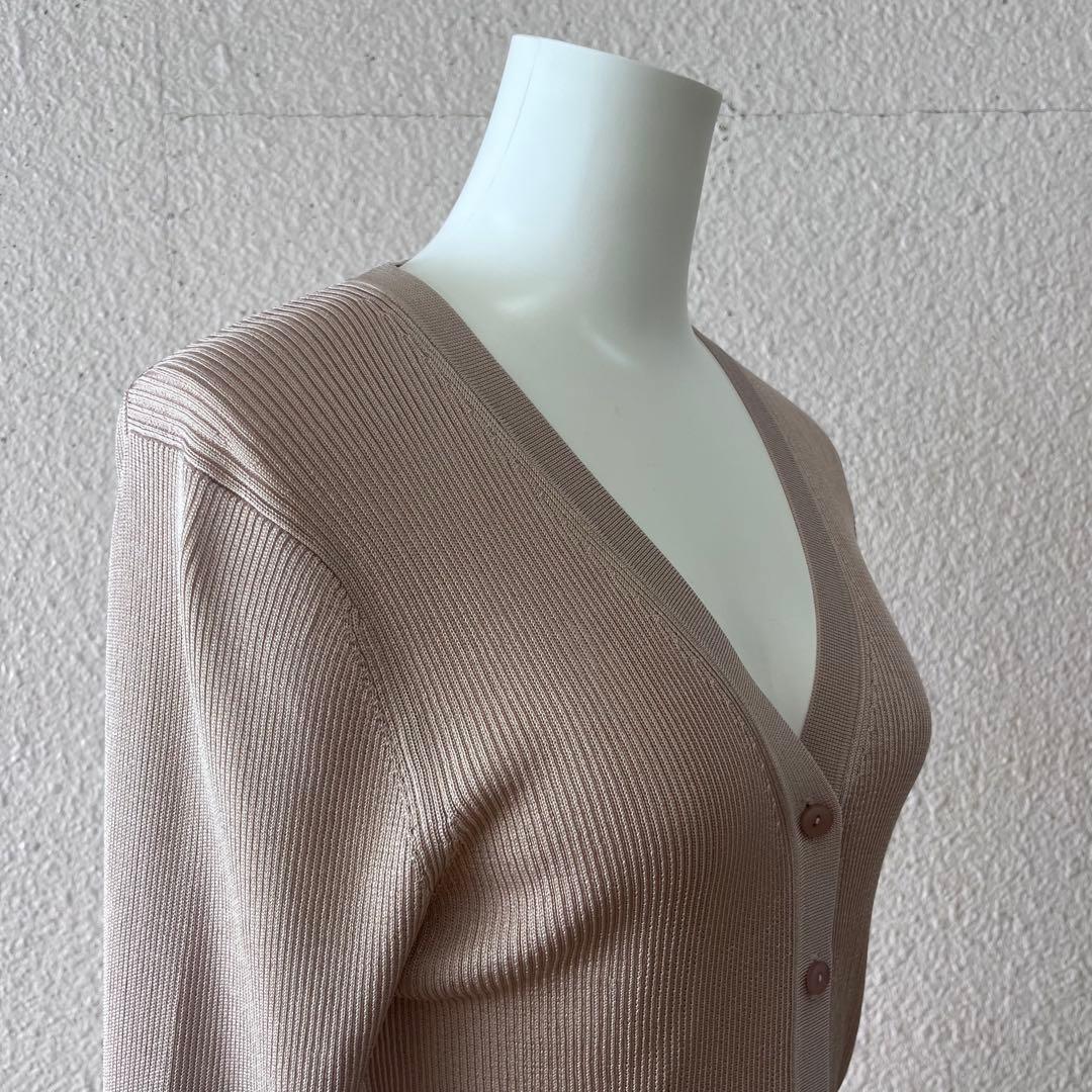 ◆美品◆ANAYI アセテート ポリエステル Ｖネック カーディガン　近年