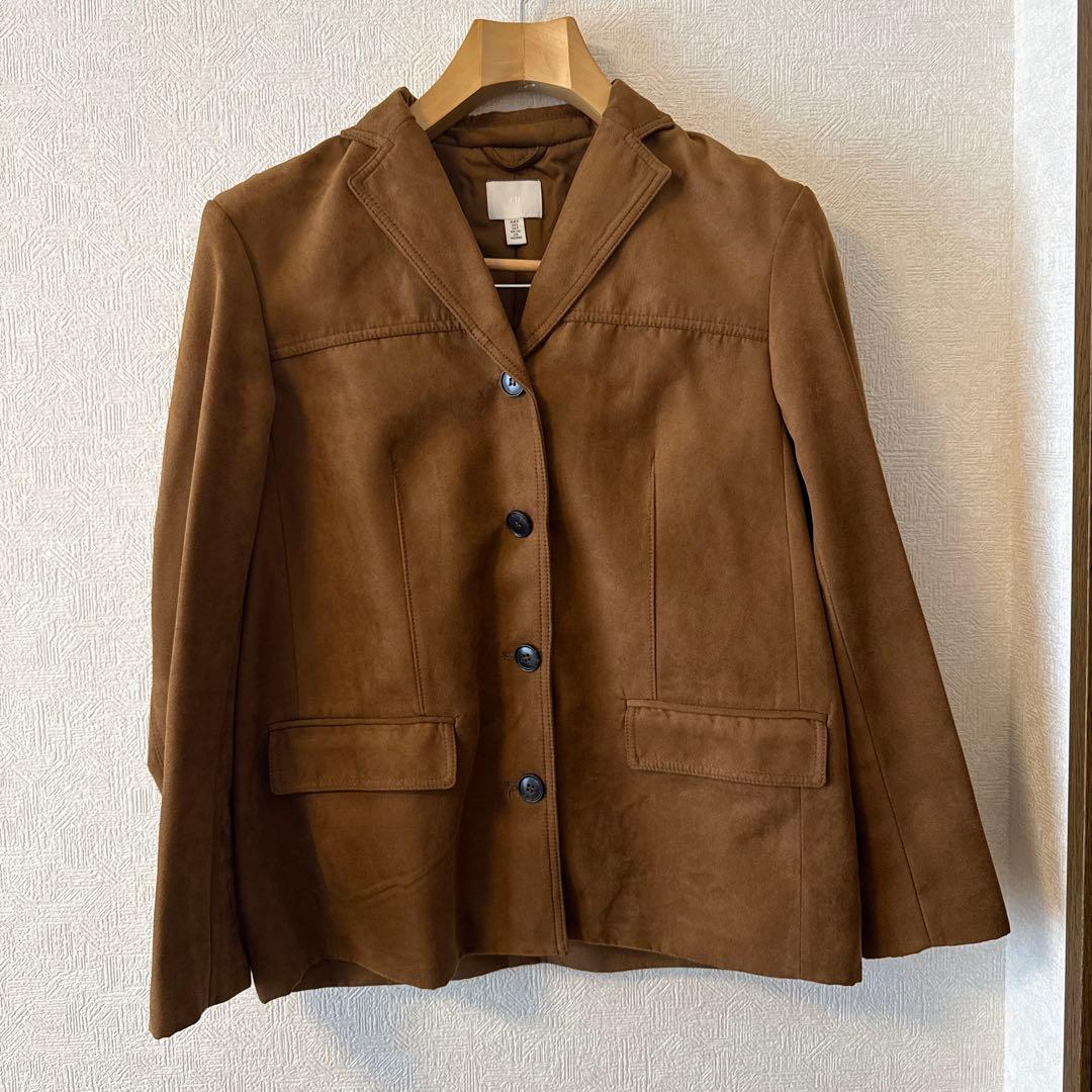 シングルブレストブレザー  Sサイズ スエードジャケット