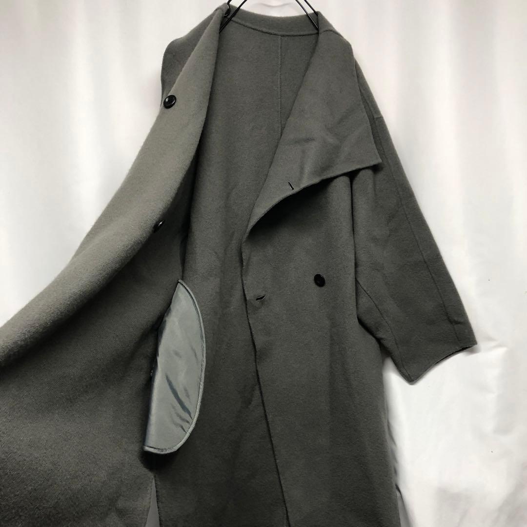 定価¥64,900 Rouge vif la cle 変形リバーコート　ウール