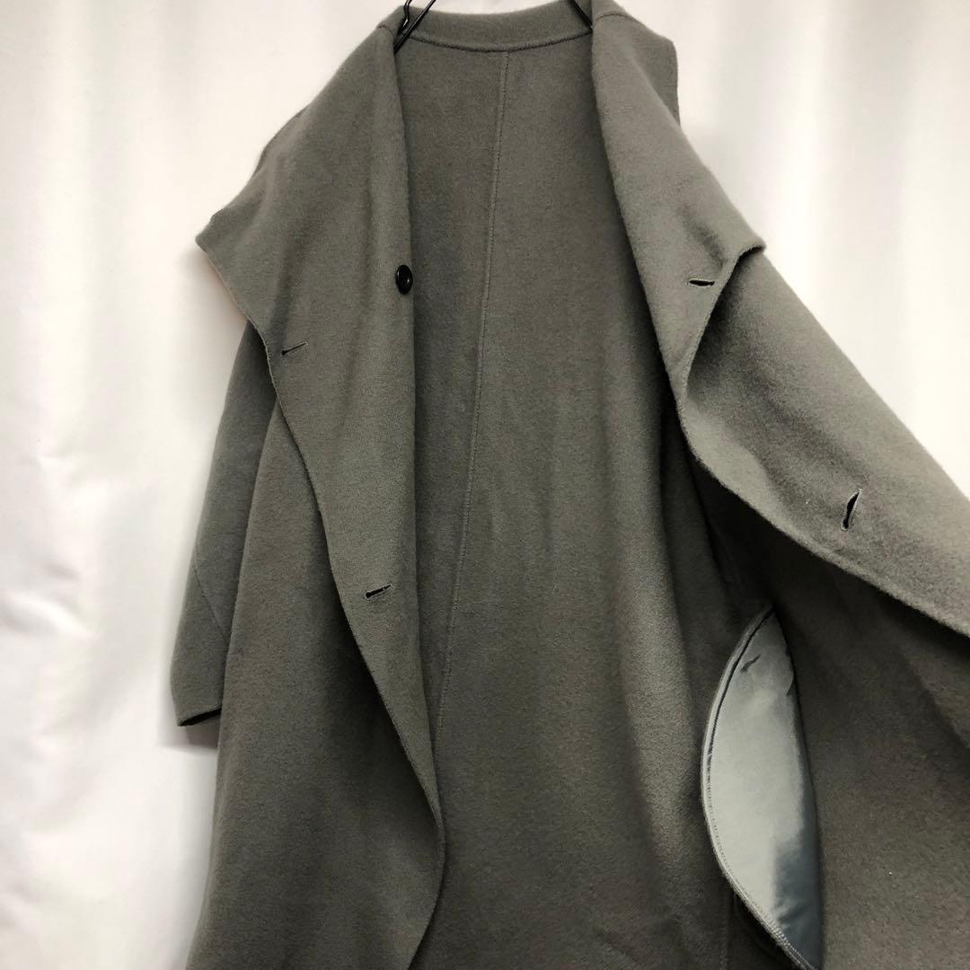 定価¥64,900 Rouge vif la cle 変形リバーコート　ウール