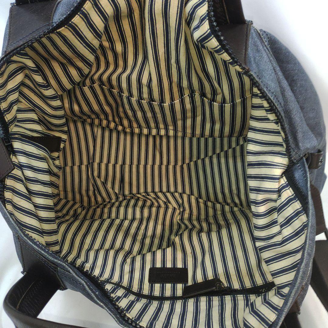 【極美品】バリー ボストンバッグ 2way ショルダー レザー×PVC デカロゴ