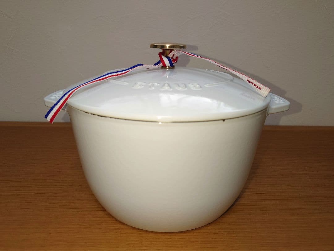 STAUB ファミリーライスココット　ホワイト