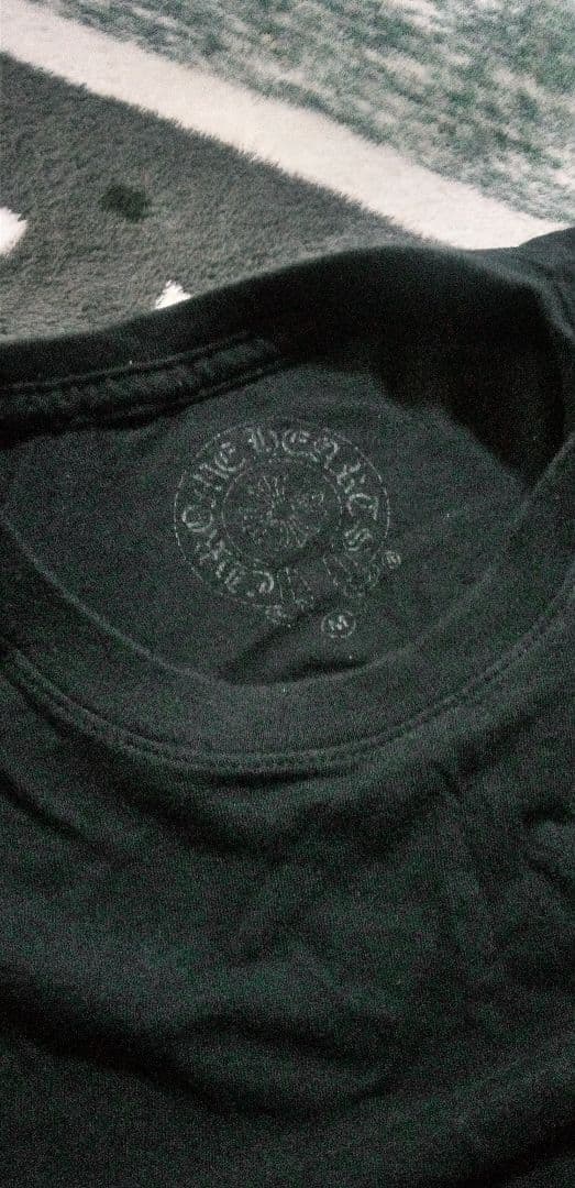 CHROME HEARTS 黒 Tシャツ 胸ポケ バックプリント