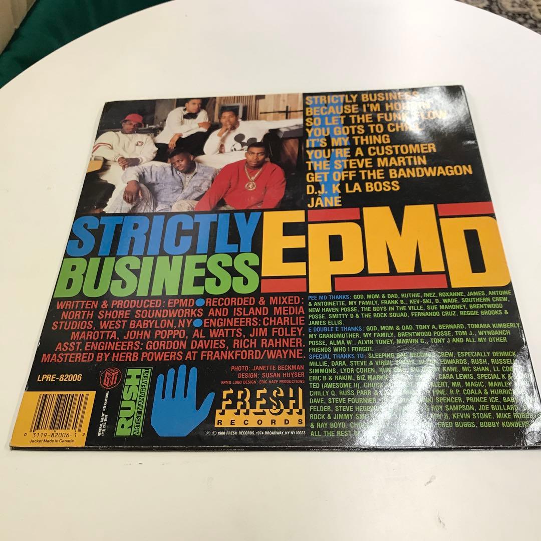 EPMD STRICTLY BUSINESS レコード