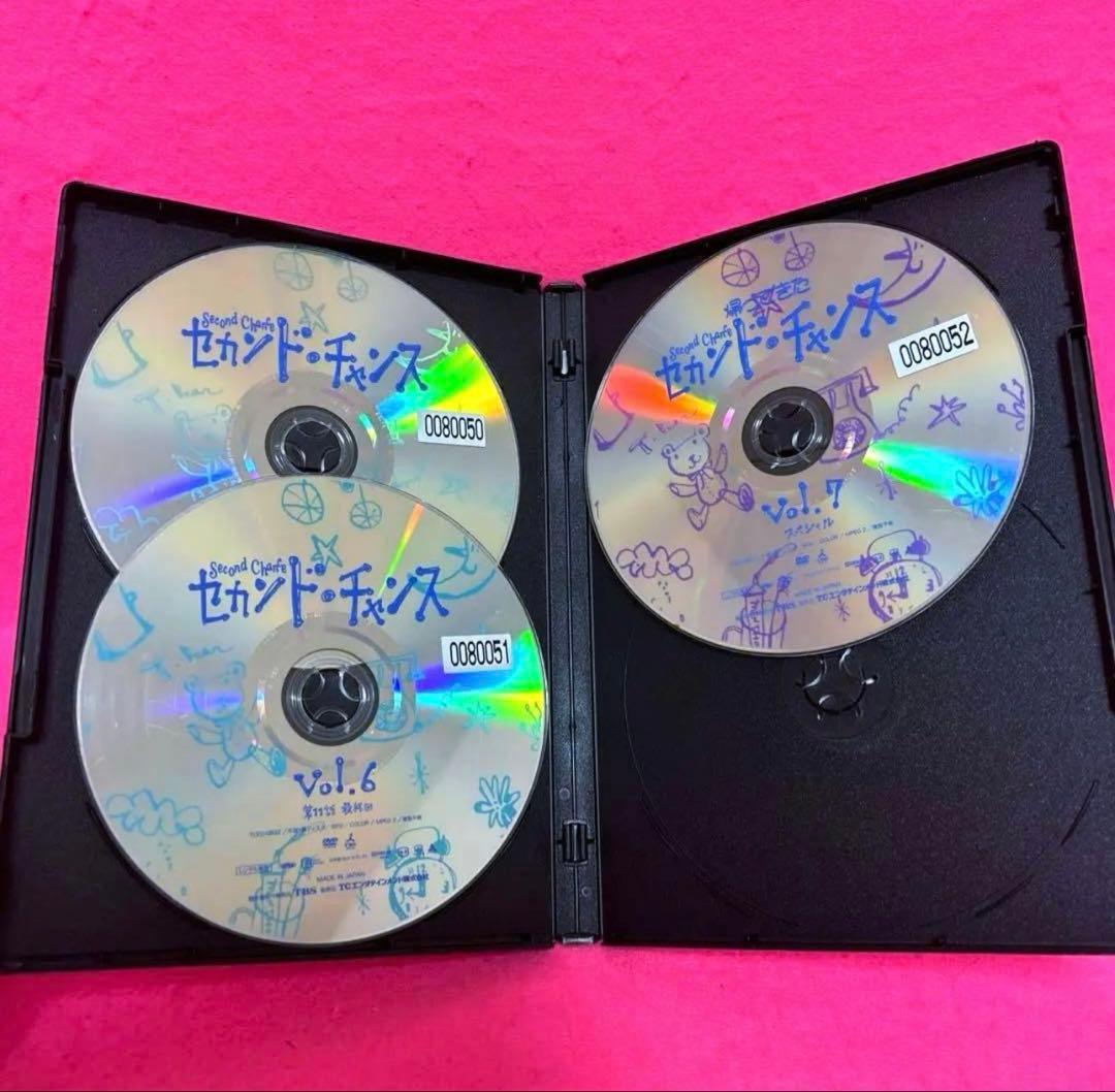 セカンド・チャンス DVD 全7卷 レンタル 田中美佐子 赤井英和 堂本剛