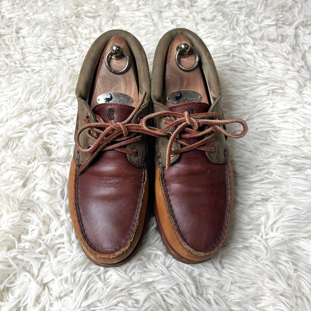 【美品】 Timberland 3eye スリーアイ 26cm デッキシューズ