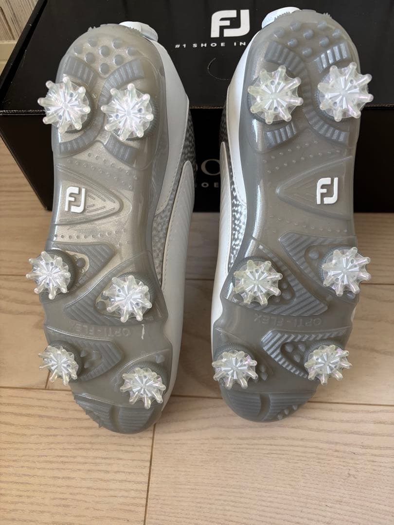 【吉松】FootJoy ゴルフシューズ ドライジョイズ ホワイト/シルバー