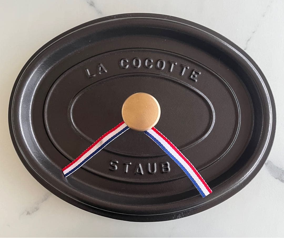 STAUB LA COCOTTE 黒 オーバル鍋　29cm ブラック