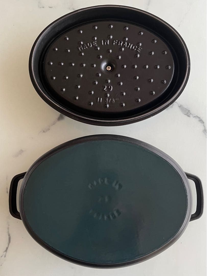 STAUB LA COCOTTE 黒 オーバル鍋　29cm ブラック