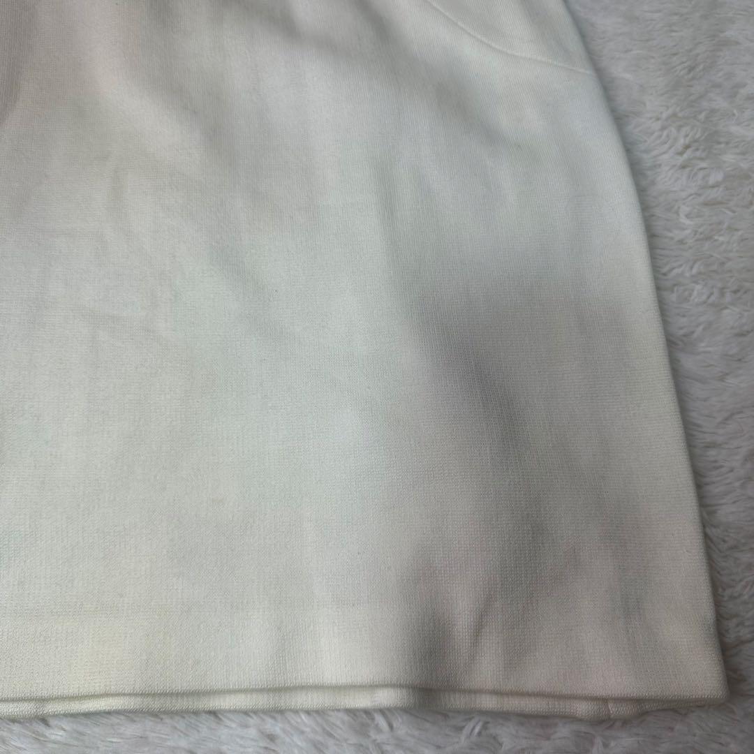 希少 ドルガバ DGロゴ ホワイトノースリーブワンピース 44 伊勢丹 XL