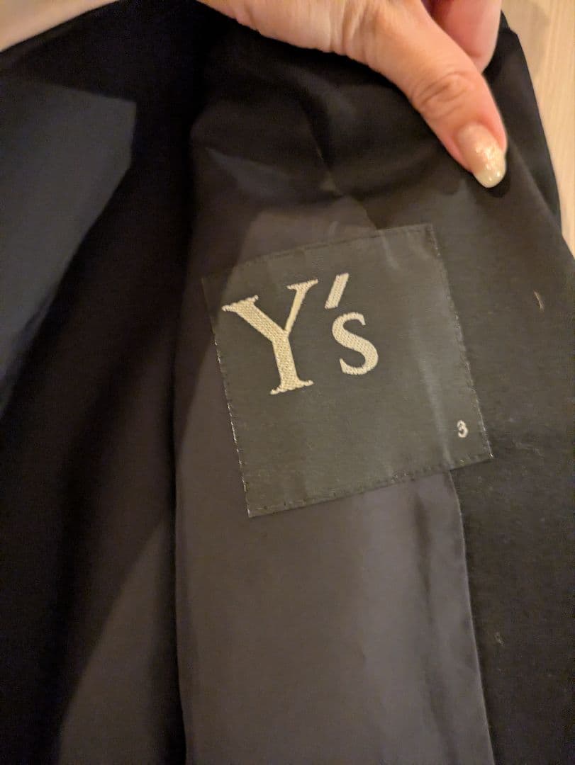 Y's テーラードジャケット ブラック サイズ3　ワイズ
