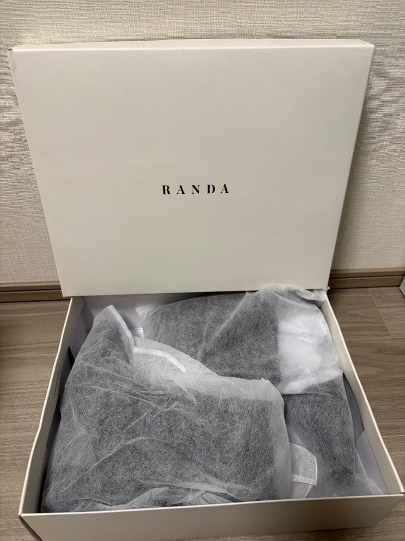 RANDA 晴雨兼用ソフトストレッチWARM スクエアトゥロングブーツ