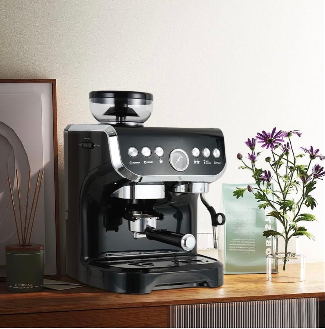 Aeroor 全自動コーヒーマシン コーヒーメーカー エスプ レッソマシ