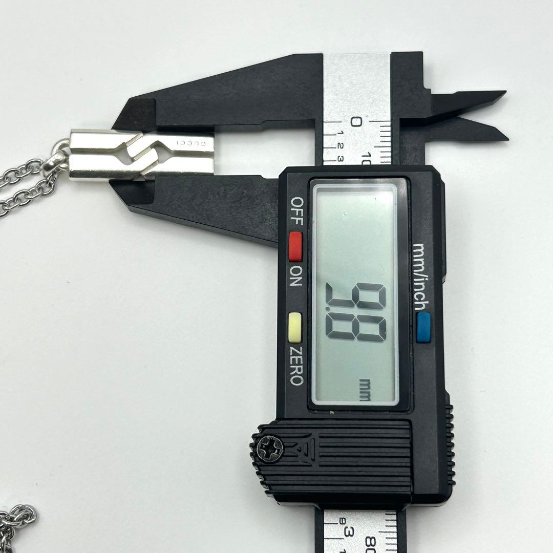 グッチ　ノット　インフィニティ　ネックレス　シルバー　925 チェーン社外品