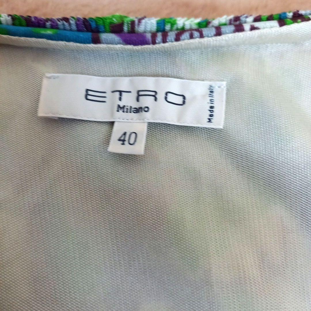 ETRO Milano ノースリーブワンピース 収縮性