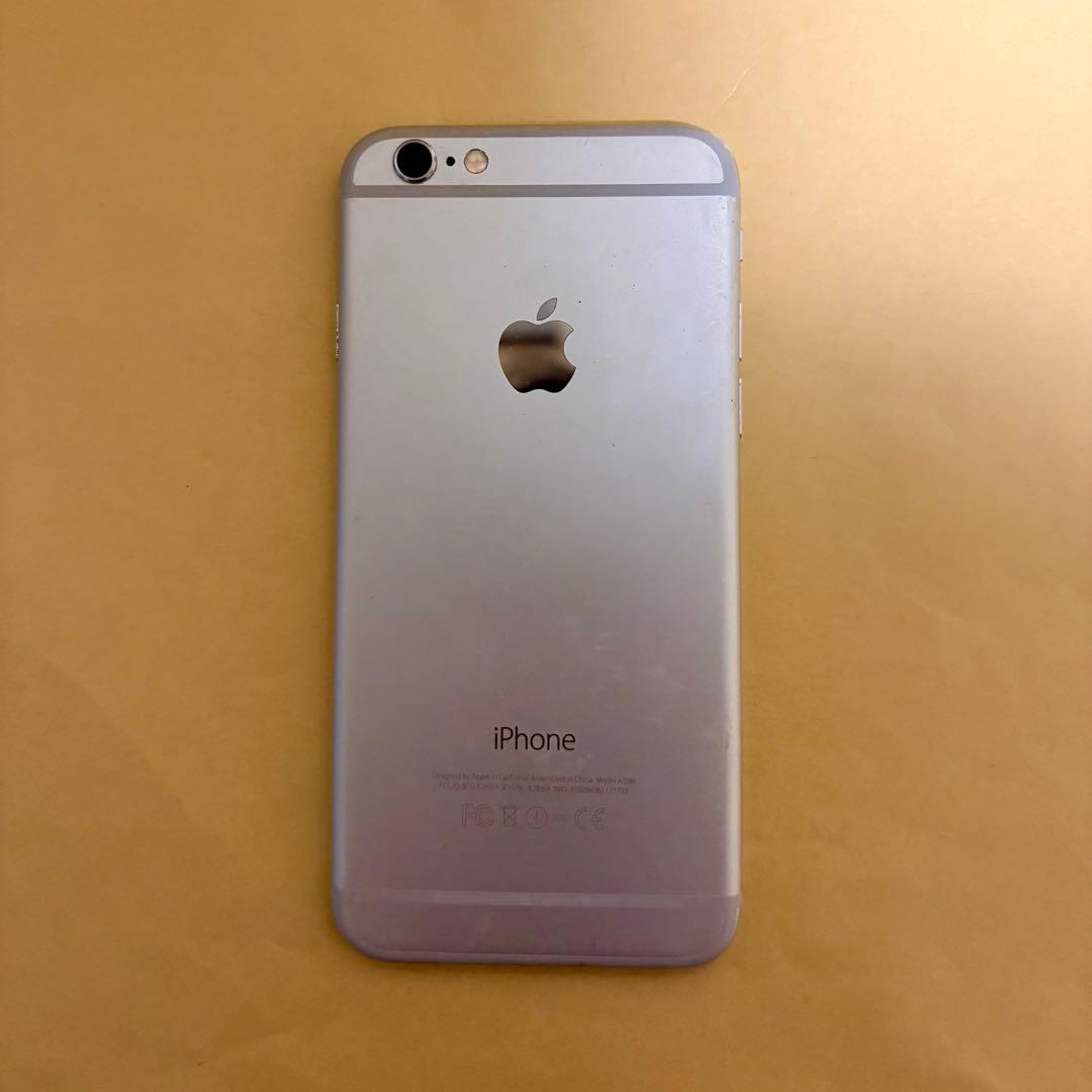 iPhone 6 シルバー 64GB バッテリー最大容量100％