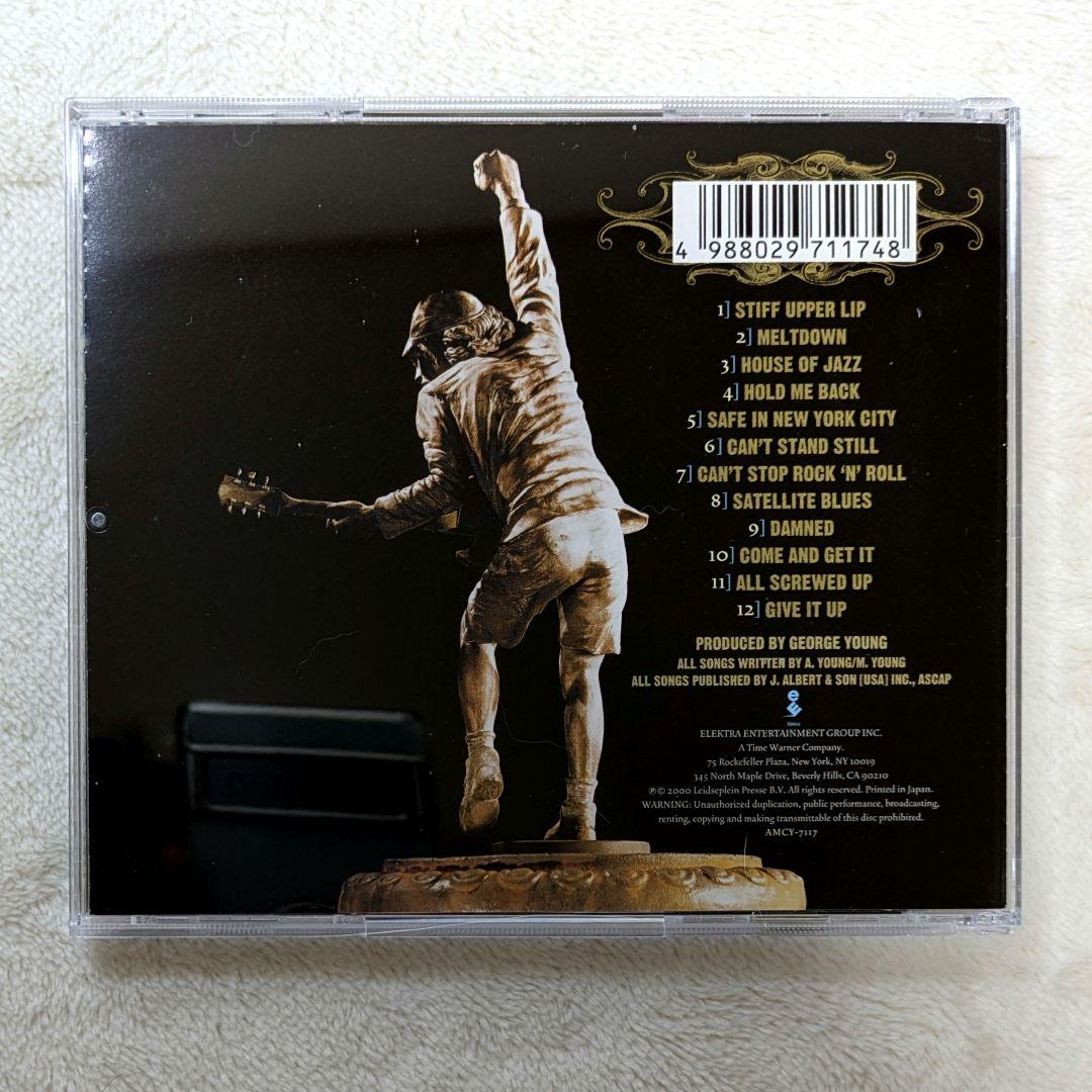 AC/DC　スティッフ・アッパー・リップ　ロゴステッカー・帯付き