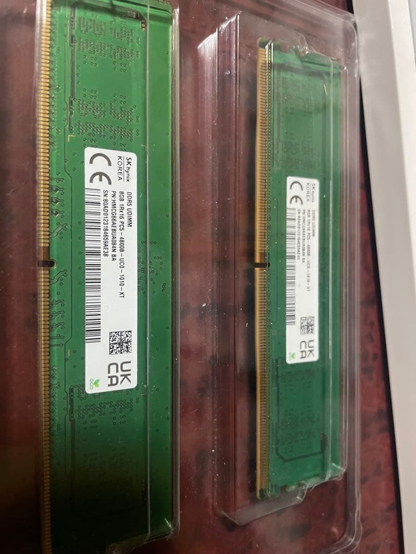 skhynix ddr5 16gb 8gb×2 4800mhz udimm