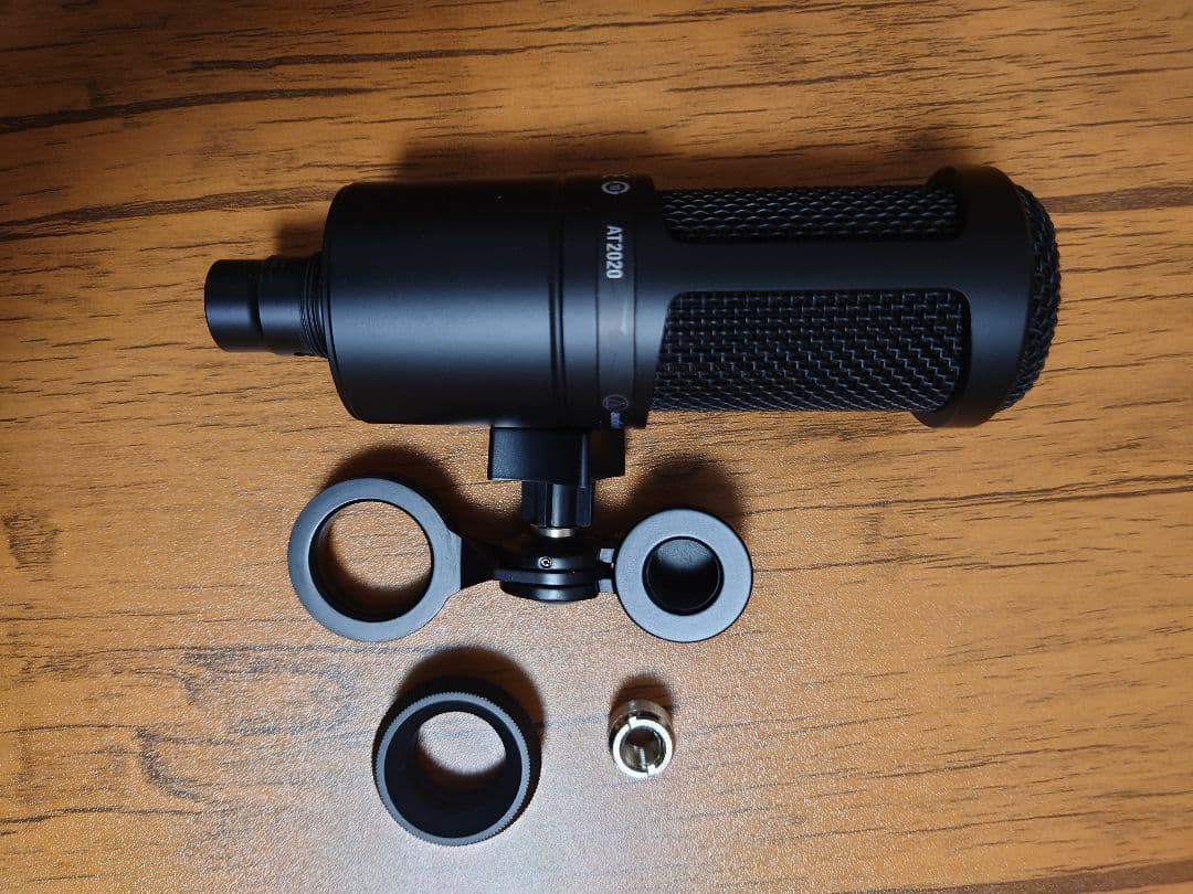 audio-technica AT2020 マイク ポーチ＆ケーブル付き