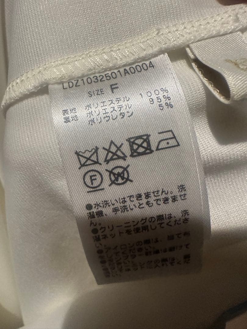 ラウンジドレス　フリルチュールスカート