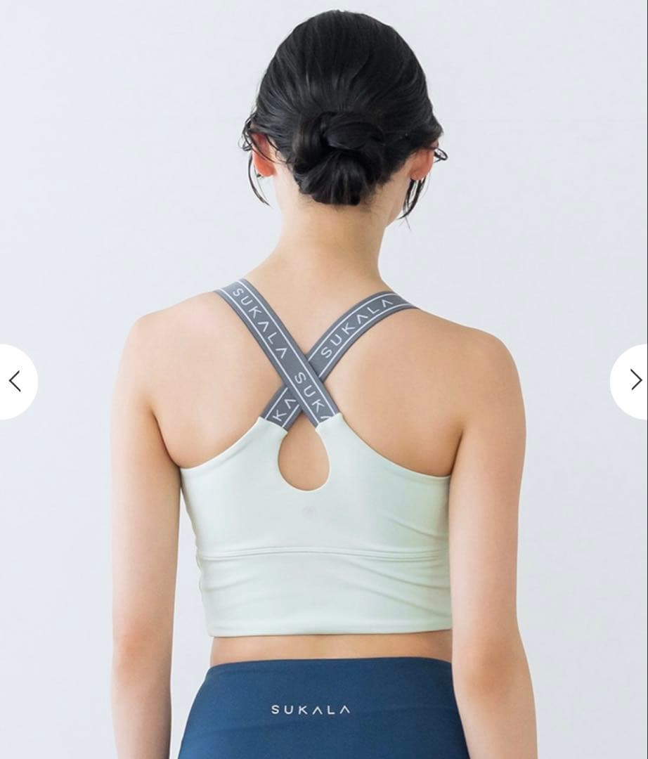 【SUKALA】バッククロスロゴブラトップ 新品　未使用　Mサイズ