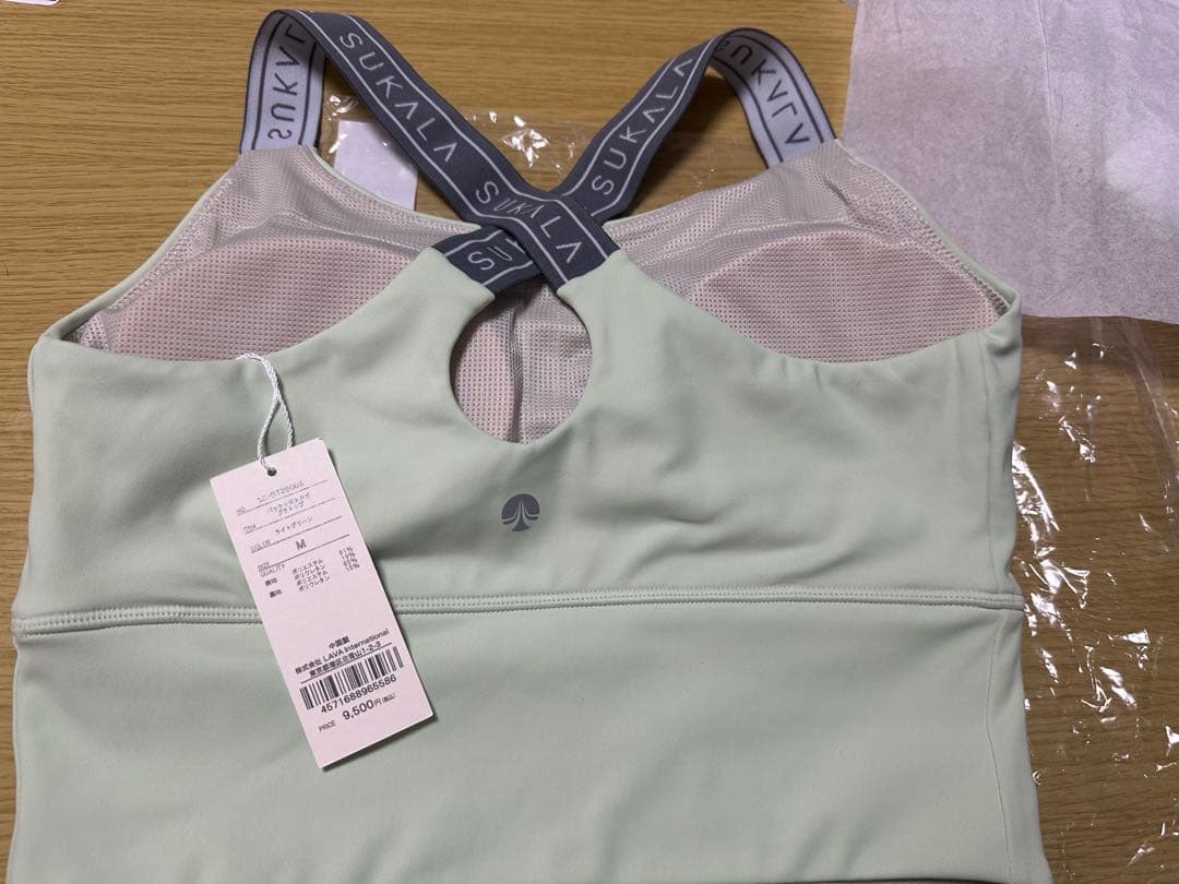 【SUKALA】バッククロスロゴブラトップ 新品　未使用　Mサイズ