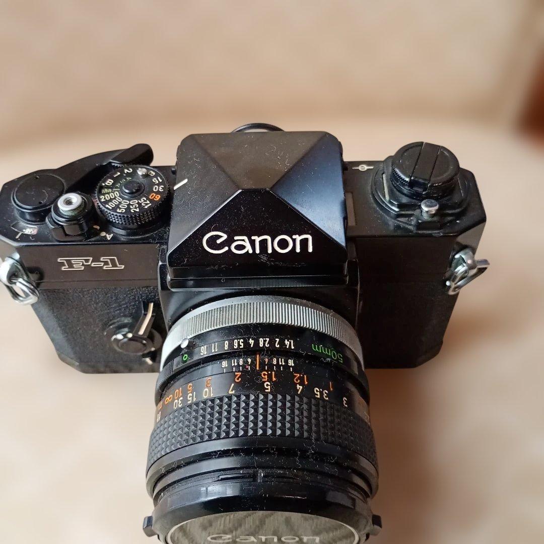 Canon F-1 一眼レフカメラ 50mmレンズ付き