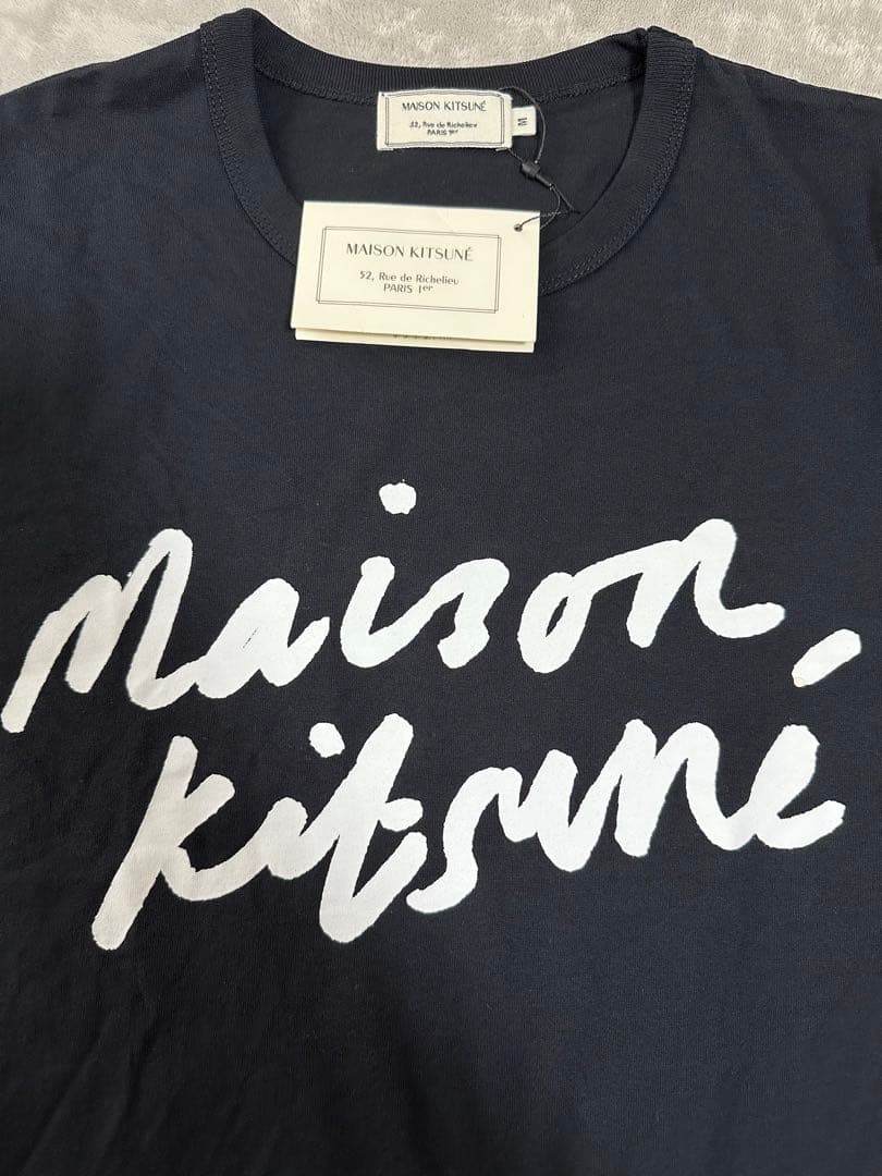MAISON KITSUNÉ ブラック 半袖Tシャツ