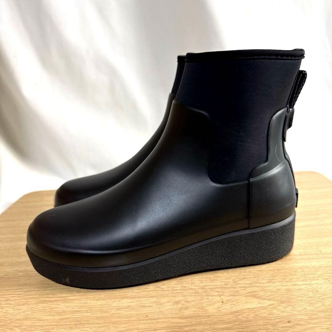【美品】HINTERハンターレインブーツリファインド クリーパー ネオチェルシー