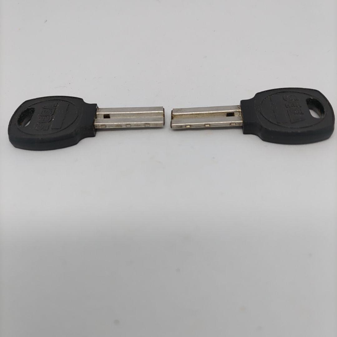 セガ　解除キー2個セット　5380 純正　未使用中古品シリンダー付き