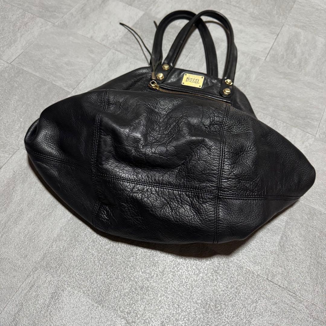 DIESEL 00s~ archive ボストン トート バッグ レザー Y2K