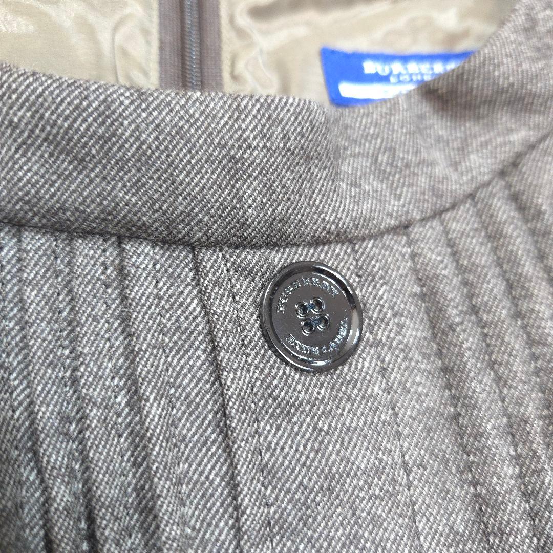 BURBERRY バーバリー 38 M ワンピース ウール アンゴラ フレア