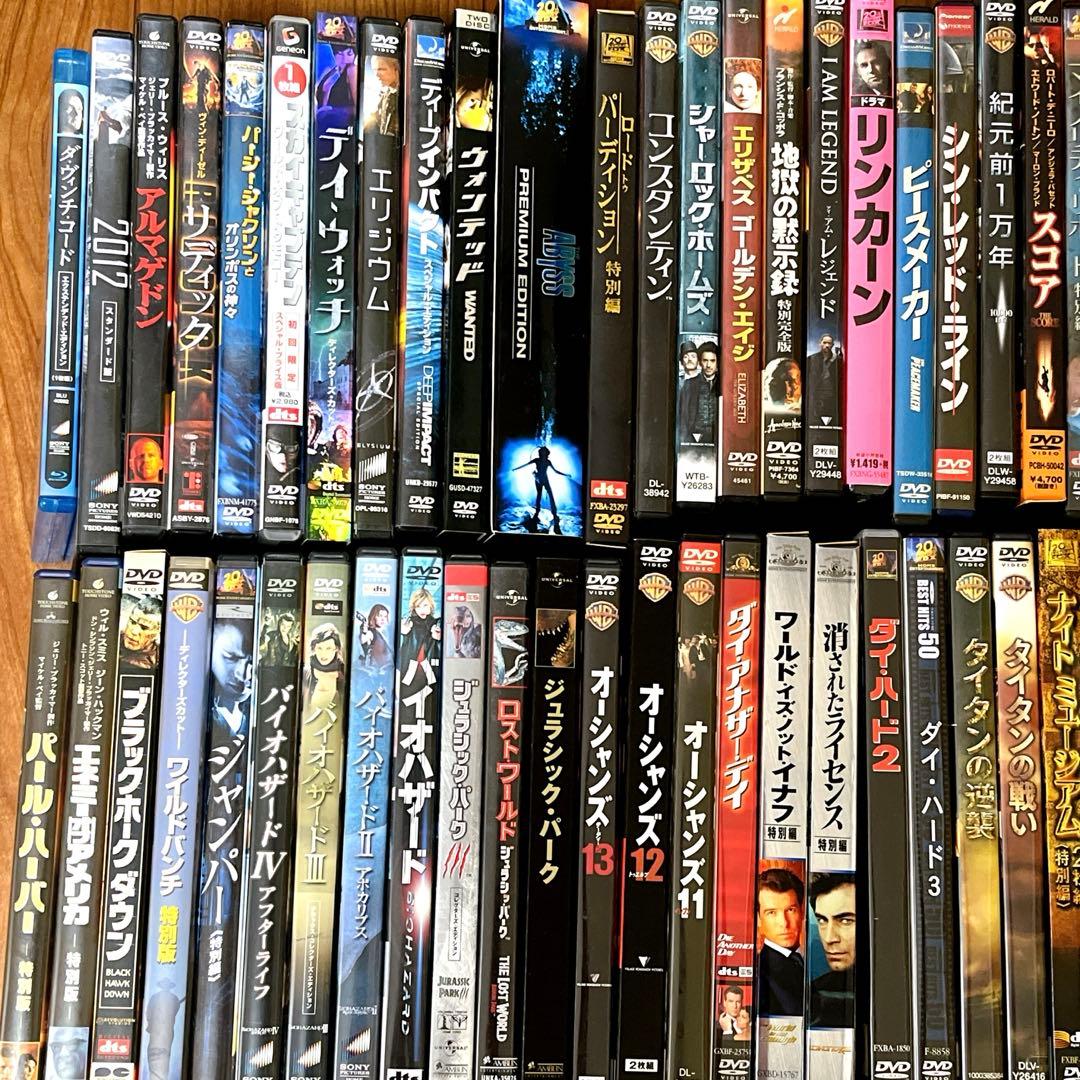 中古洋画・邦画・アニメDVD 110枚まとめ売り 大量DVDセット