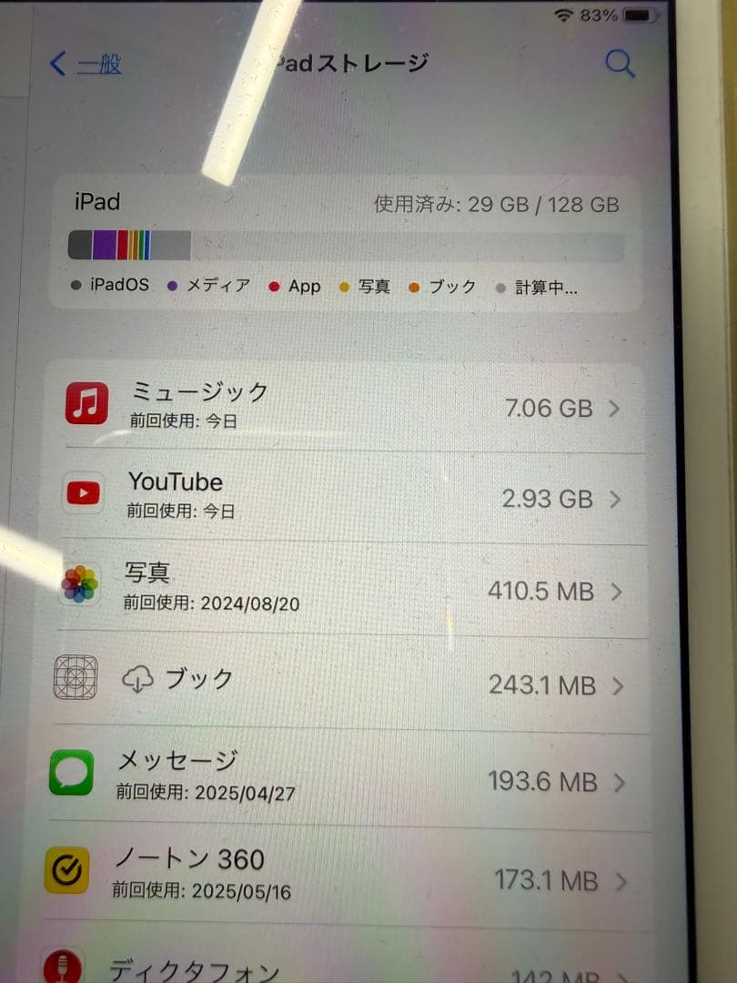 Apple iPad mini4 A1538 128GB スペースグレー
