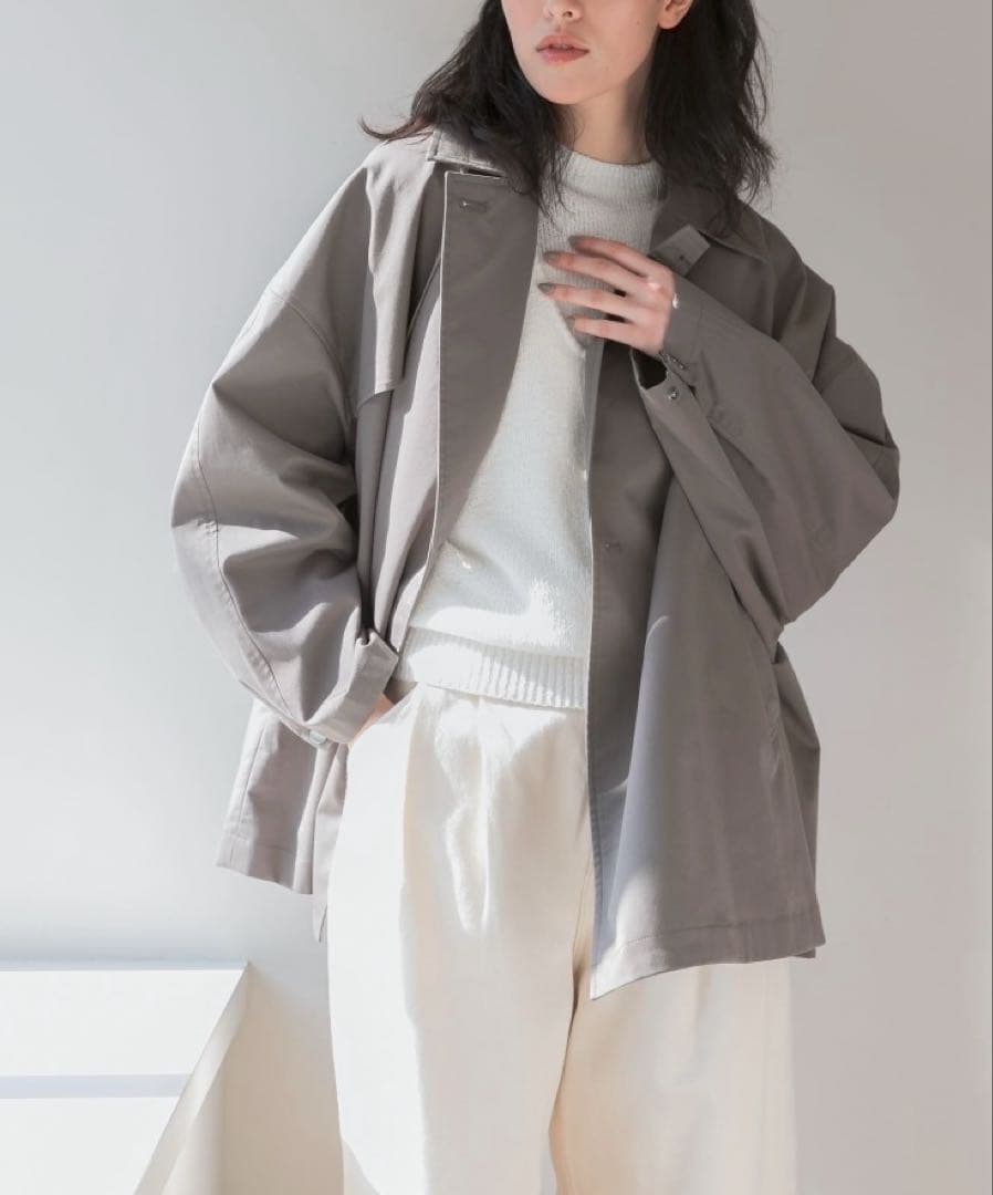 URBANRESEARCH『撥水』new basicミドル丈トレンチテントコート