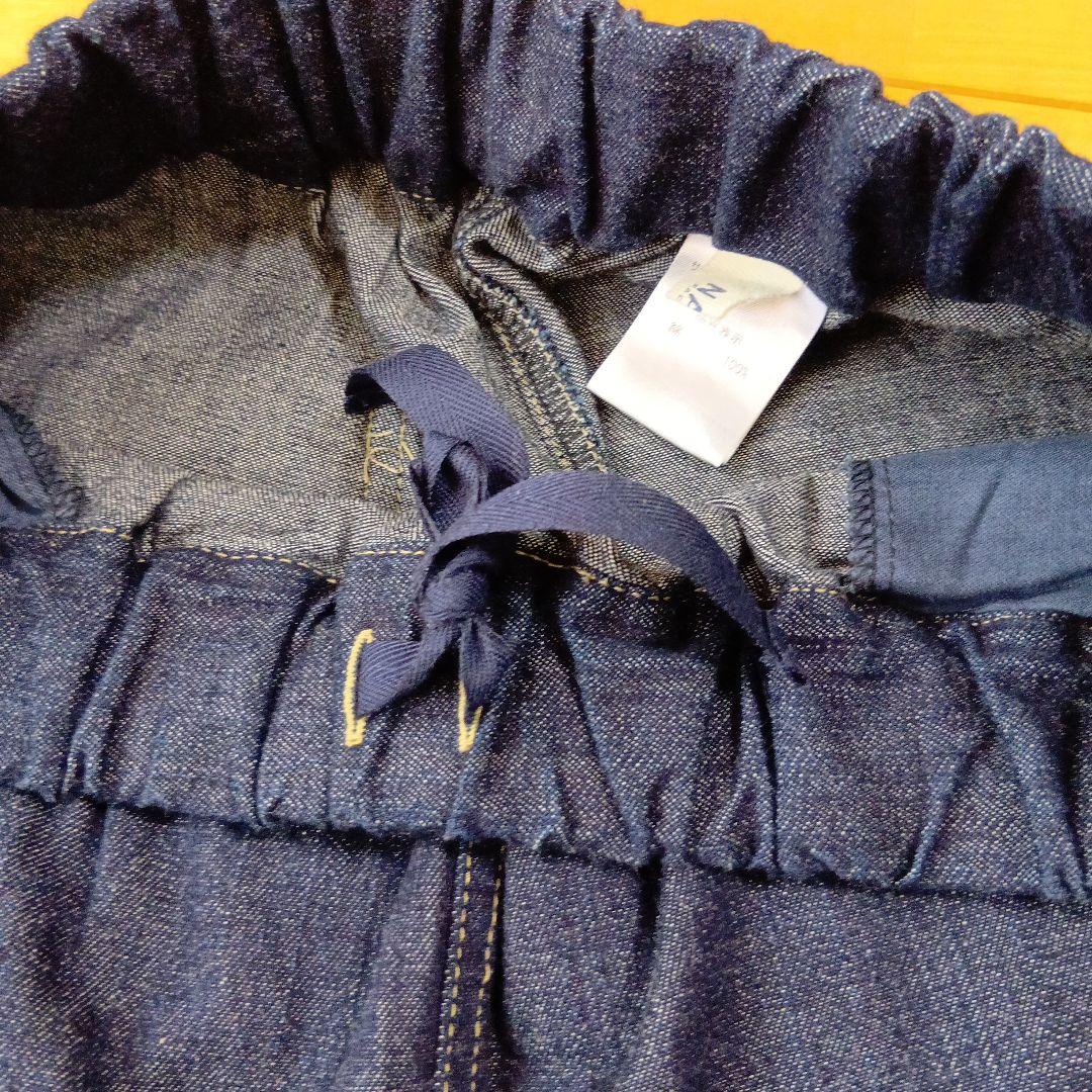 NARU　8ozムラデニムパンツ テーパードパンツ ワイドパンツ　75インディゴ