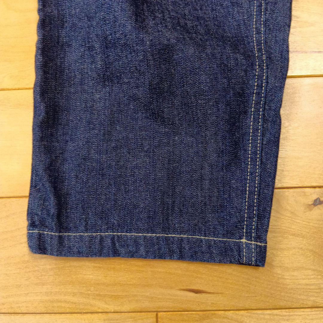NARU　8ozムラデニムパンツ テーパードパンツ ワイドパンツ　75インディゴ