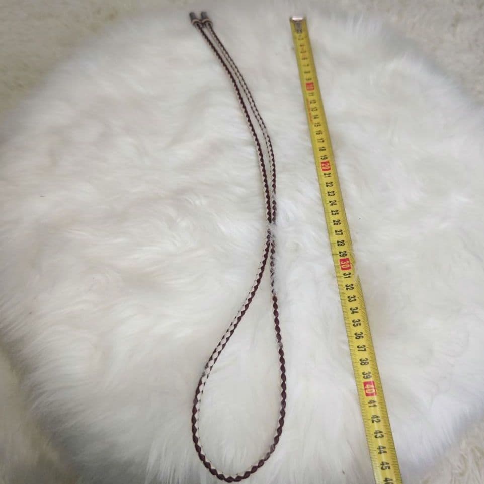 マルニ　牛革　レザー　ネック ストラップ　ネック レス　アクセサリー