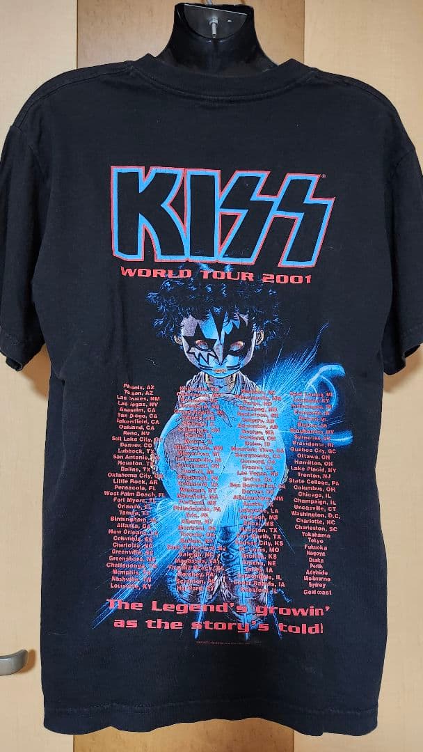 KISS WORLD TOUR 2001 Tシャツ