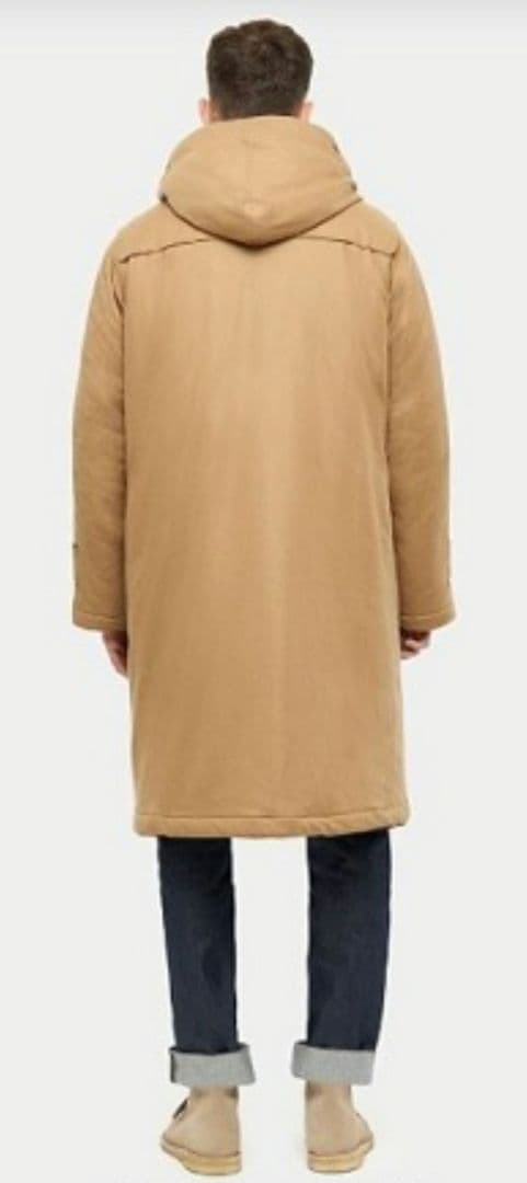 【新品】定価6.2万円 GLOVERALL パデッドダッフルコート キャメル S